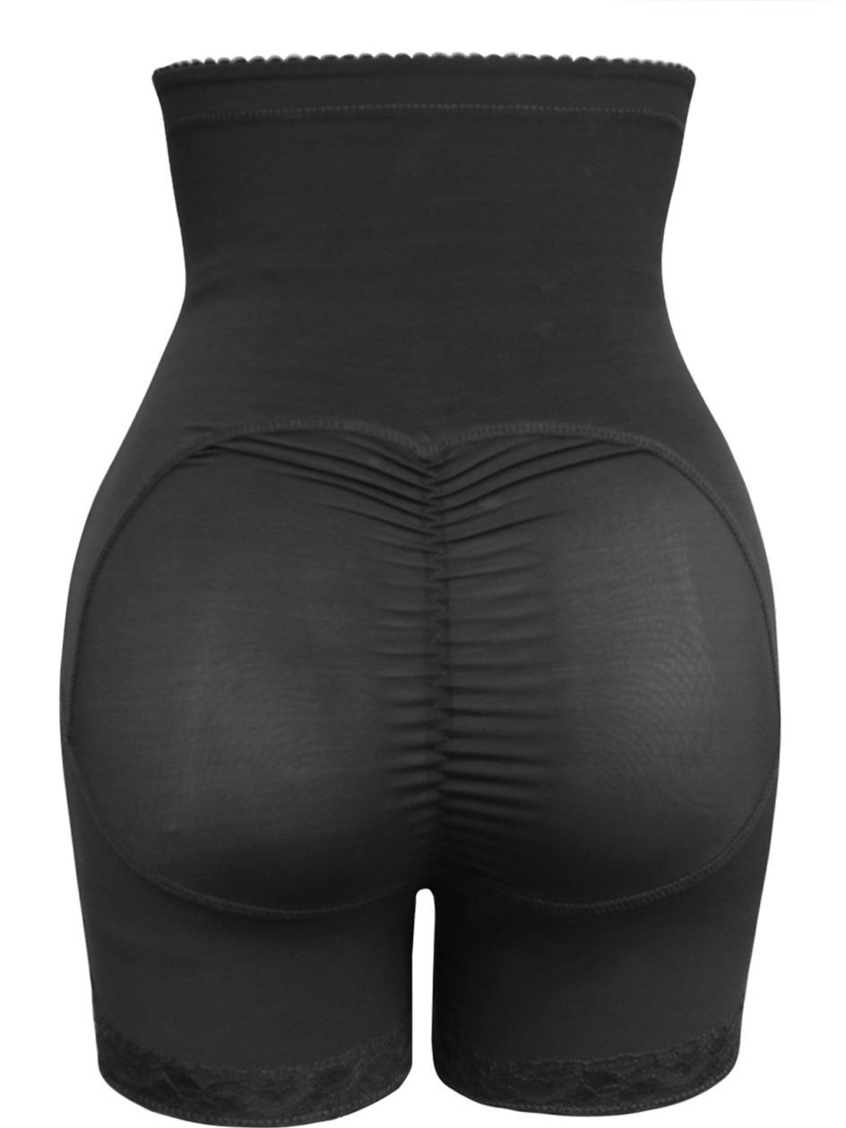 Short rehausseur de fesses à empiècement transparent