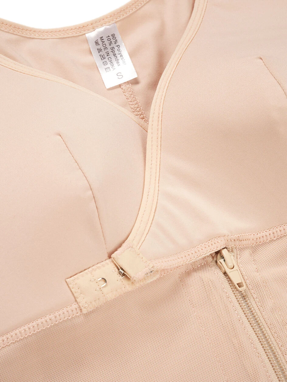 Tummy-Control-Bodysuit-Crossover-Front-design