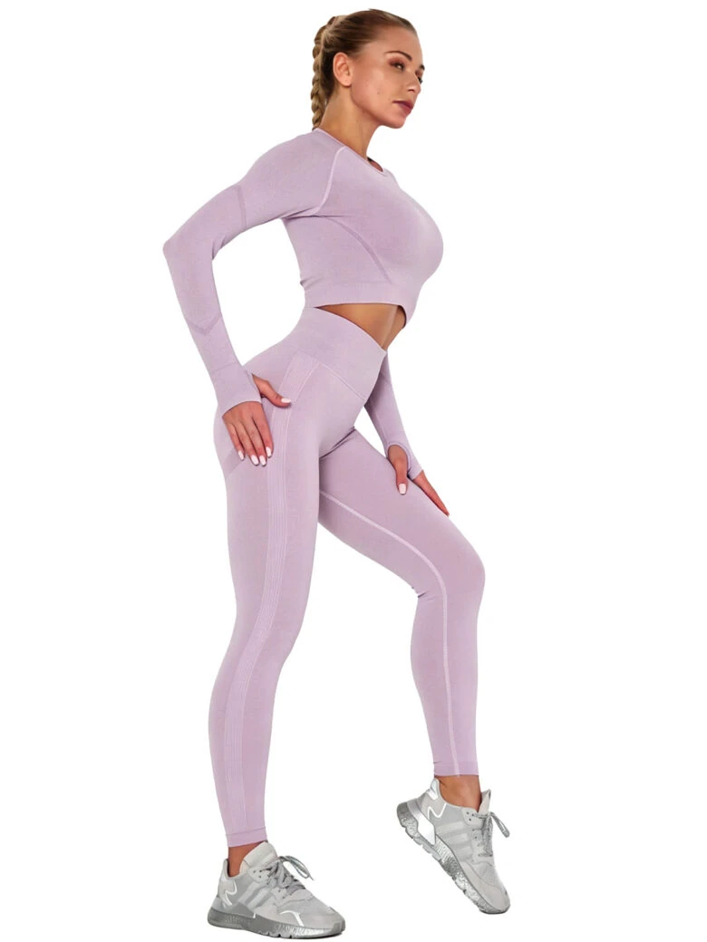 Yoga-Leggings – 2-teiliges Trainingsset