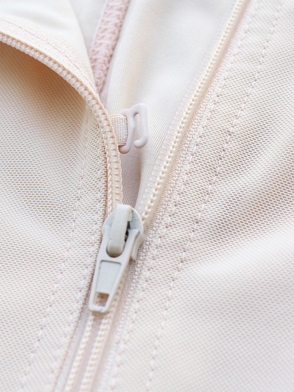 Zip Up Shapewear Bodysuit