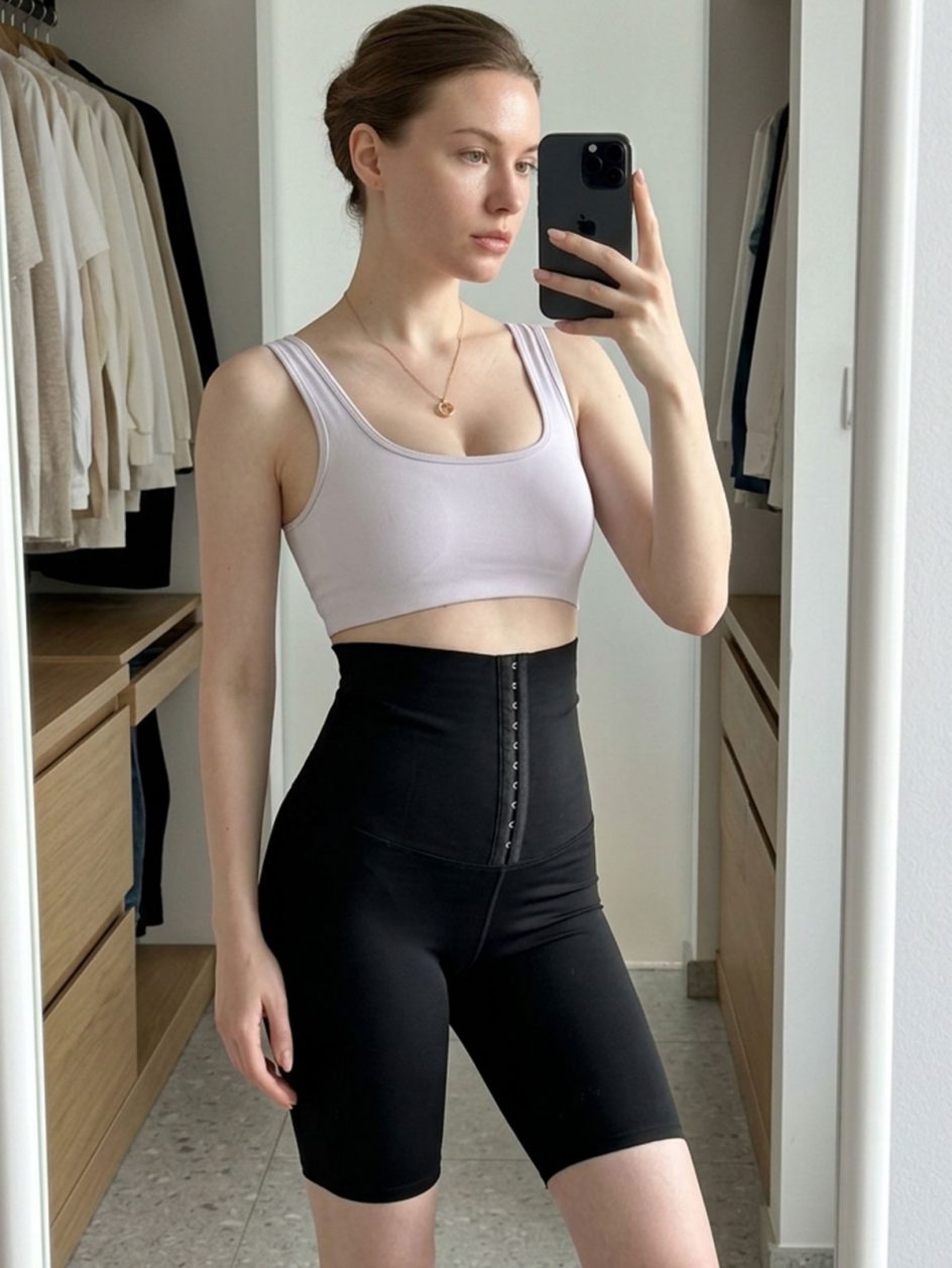Pantalones cortos moldeadores hasta la rodilla