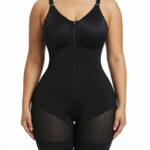 Wholesale Sculpt Lace Zip Up Colombia Fajas Bodysuit MT000839