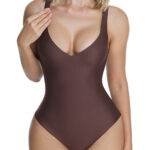 Wholesale Seamless Sculpt Plumge Thong Shapewear MT000637