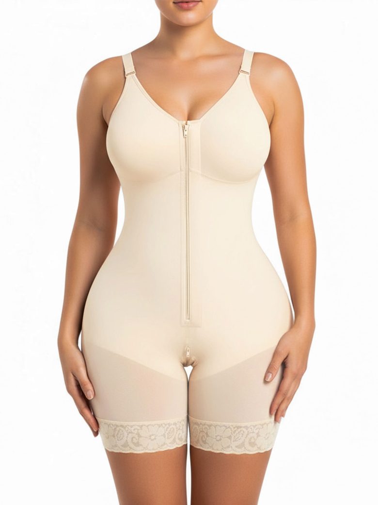 Body Shaper mit Reißverschluss