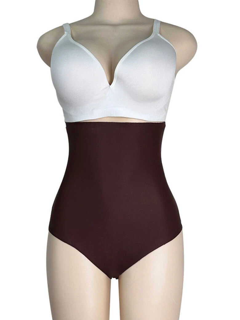 high waisted slimming shorts - alternate view