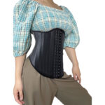 25-Steel-Boned, Latex Waist Trainer Corset for Hourglass Body MHW100776