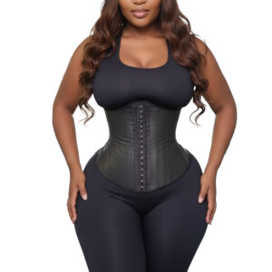 25-Steel-Boned, Latex Waist Trainer Corset for Hourglass Body MHW100776