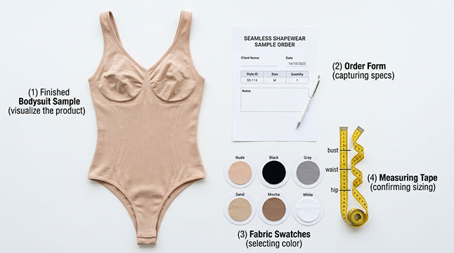 Ablauf einer Musterbestellung für nahtlose Shapewear: So geben Sie eine Bestellung auf