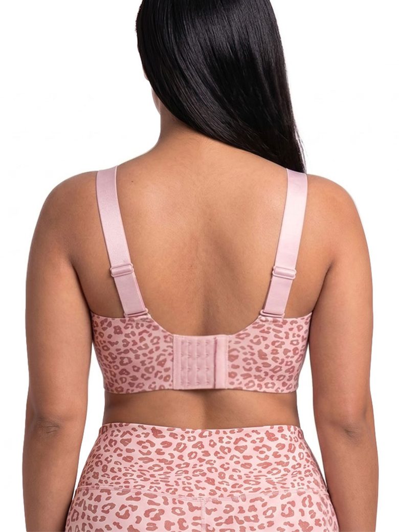 Plus Size Seamless Leopard Bra - alternate view