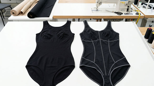 Nahtlose vs. genähte Shapewear: Wie die Herstellungsmethode beeinflusst, was man gestalten kann