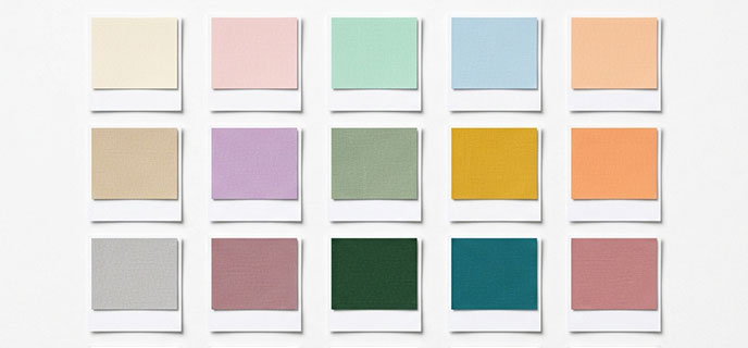Custom shapewear fabric swatches in multiple Pantone-matched colors