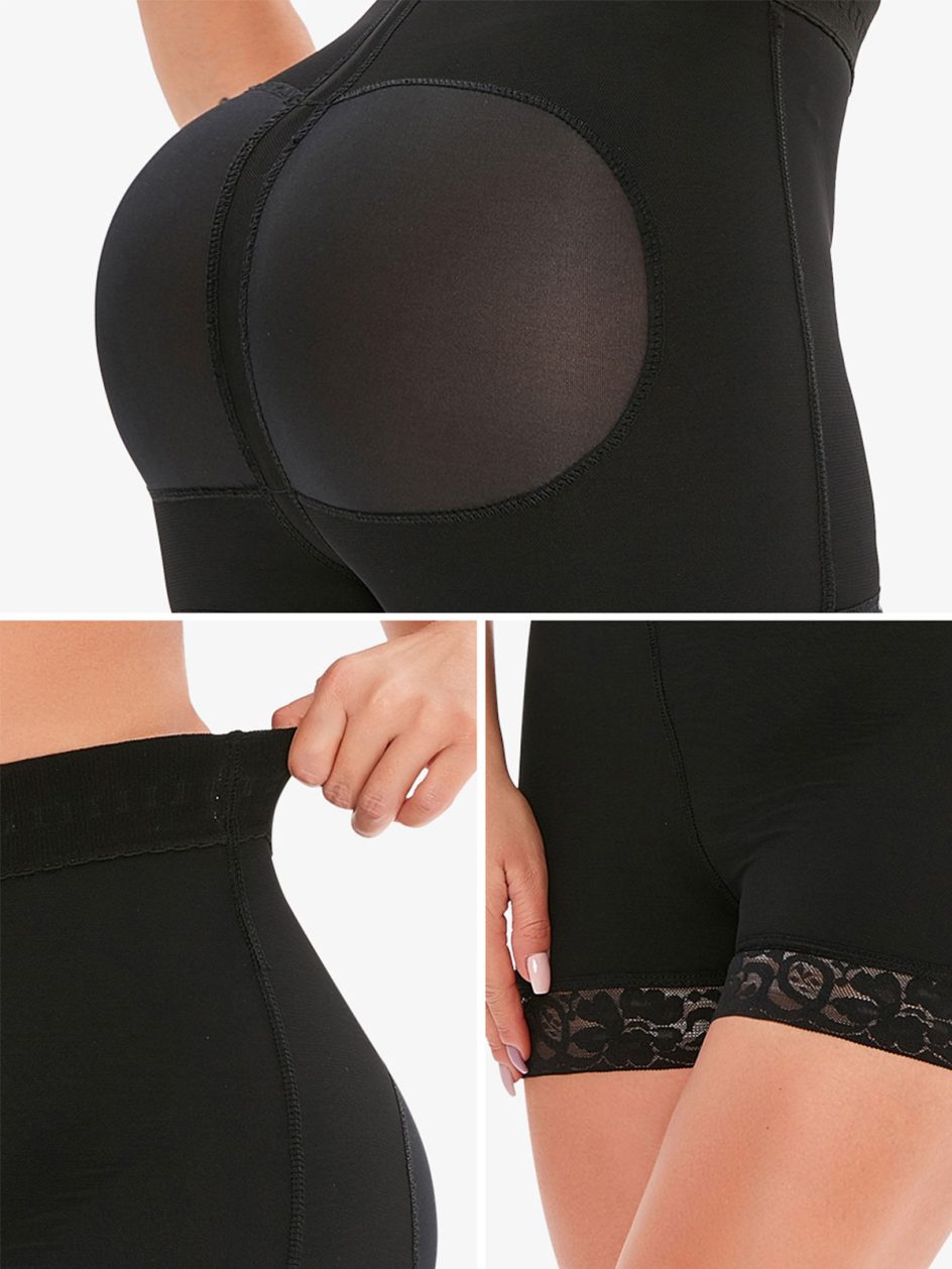 Pantalones cortos de malla con efecto levantador de glúteos