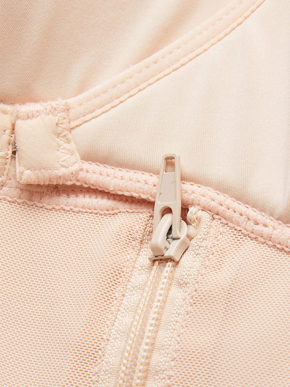 Mid Thigh Body Shaper with Bra