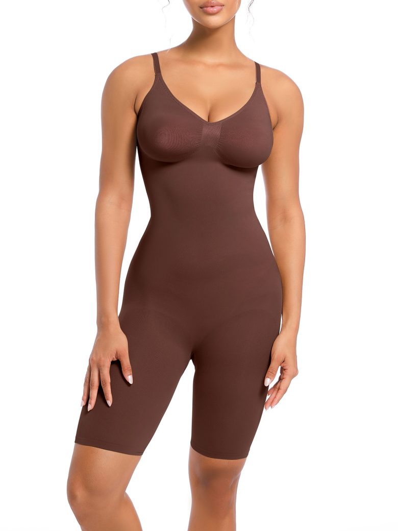 Shapewear Bodysuit with Shorts - alternate view