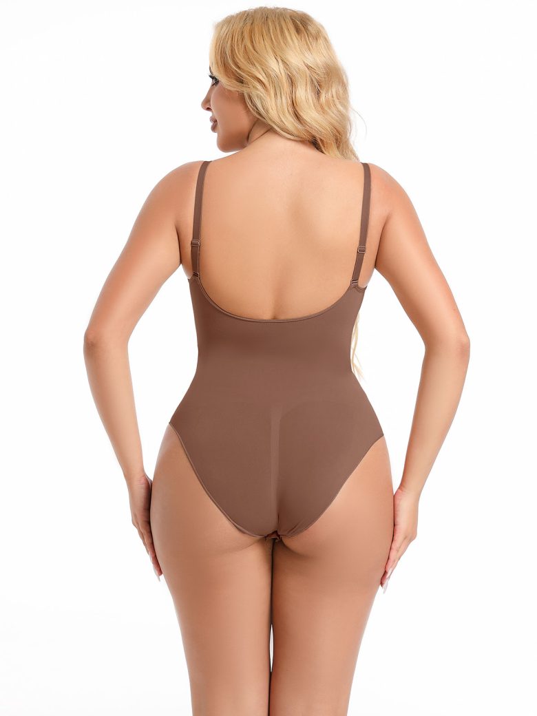 Tummy Control Snap Crotch Bodysuit - alternate view